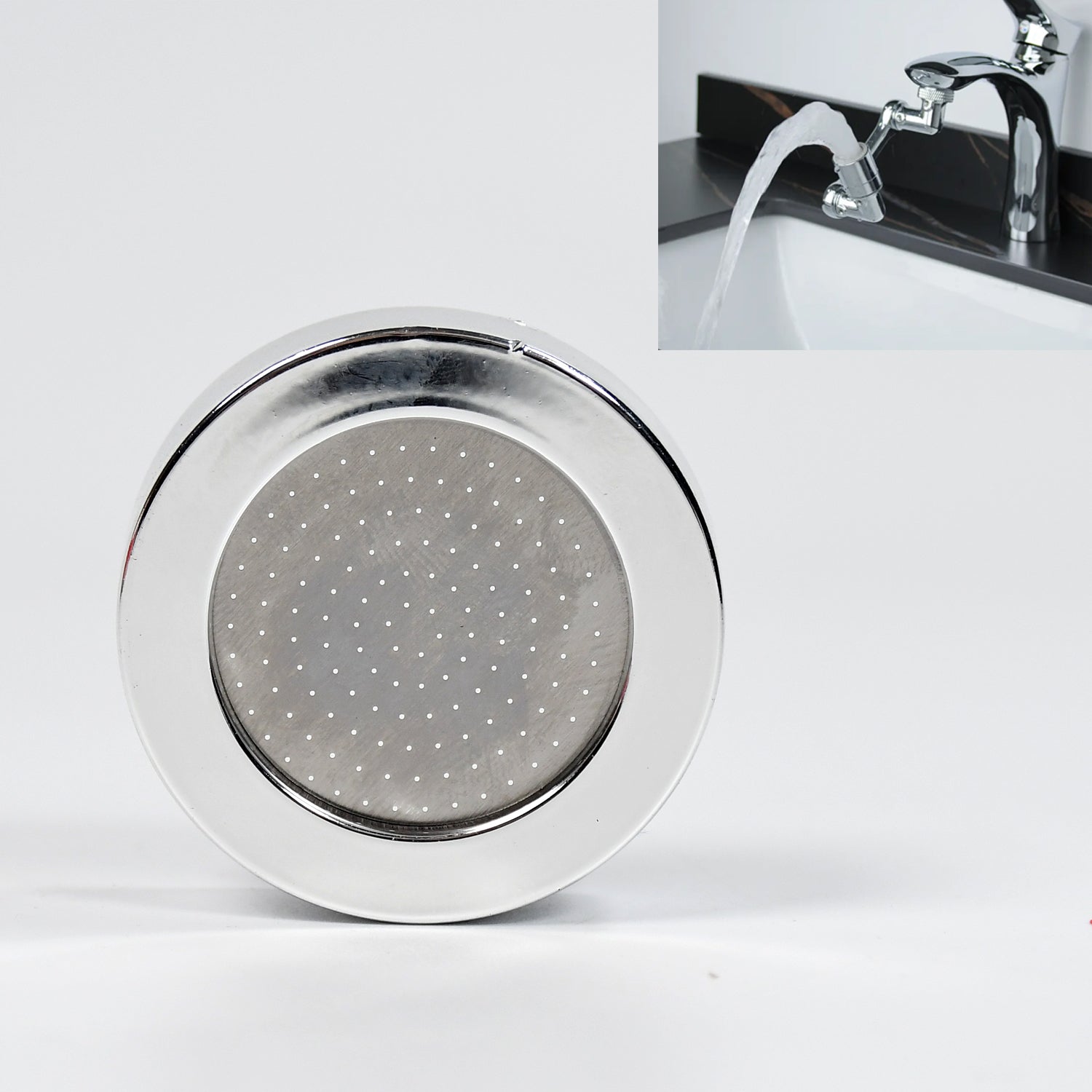 1509 Splash Faucet Filter Faucet, 1080 Rotating Faucet Sprayer Head Double O-ring Design, Movable Tap Water Saving, Sink Aerator Extender For Bathroom Kitchen DeoDap 1509 Splash Faucet Filter Faucet, 1080 Rotating Faucet Sprayer Head Double O-ring Design, Movable Tap Water Saving, Sink Aerator Extender For Bathroom Kitchen DeoDap